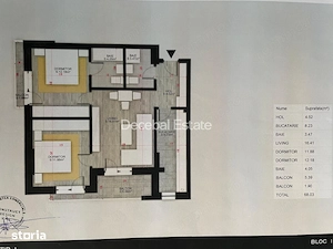 Apartament 3 camere - 2 balcoane | Titan4 Residence | Parcare inclusa - imagine 19