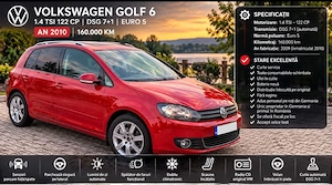 Volkswagen Golf 6 plus, cutie automată! 