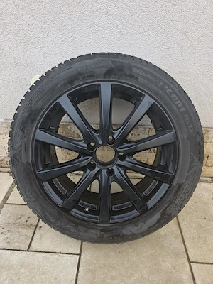 Roti jante negre R17 AUDI A5 A4 B9 225/50/17 iarna - imagine 3