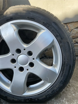 Jante 16" Mercedes w211 si doua cauciucuri 205/55/16 - imagine 5