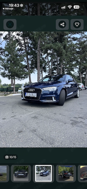 Audi A3 Limuzină 1.6 TDI S tronic | 2017 | 160.000 km | Istoric service Audi - imagine 5