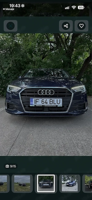 Audi A3 Limuzină 1.6 TDI S tronic | 2017 | 160.000 km | Istoric service Audi - imagine 8
