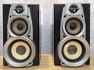 Boxe Technics,bi-wiring,sunet de cristal,cu bass profund si adanc,HI-FI