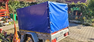 Vând Remorcă 750kg tablă groasă de 2 - imagine 2