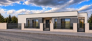 Casă modernă 128 mp + terasă 20 mp + apartament separat | Ghiroda 