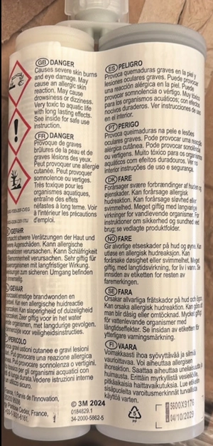 Adeziv Structural Epoxidic 3M Scotch-Weld DP490 Black 400ml - Valabilitate 2029 - imagine 2