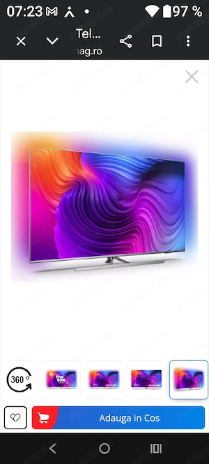 Tv Smart Philips,126cm,Ambilight