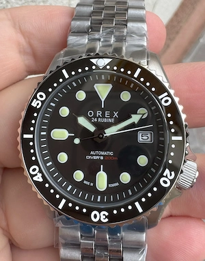 Orex 24 Rubine Automatic PERPETUAL Diver s 200m Made in Romania