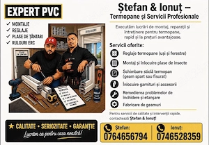 Reparatii si reconditioanare Ferestre si Usi PvC