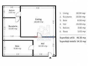 Apartament spatios cu o camera de vanzare in Valea Lupului - imagine 10