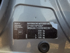 BMW f10 525d 218 CP x drive  - imagine 8