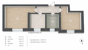 Apartament Spstios Popesti - imagine 12