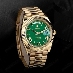 Sugess 40 mm Date Day Automatic Dandong Peacock SL3034 28800 BPH Sapphire Glass New