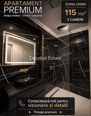 Apartament premium cu 3 camere | 115 mp | Zona Unirii - imagine 3