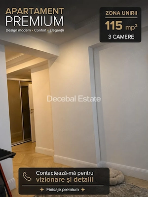 Apartament premium cu 3 camere | 115 mp | Zona Unirii - imagine 9