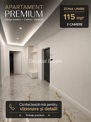 Apartament premium cu 3 camere | 115 mp | Zona Unirii - imagine 15