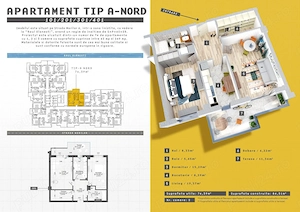 Apartament doua camere cu loc de parcare, bloc nou, zona Centrala - imagine 12