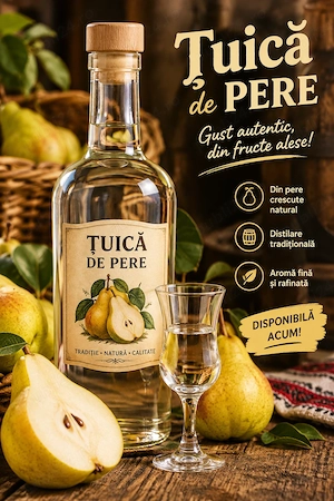 Tuica de pere, 52 de grade
