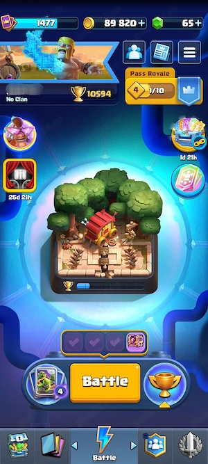 Cont Clash Royale 10K Trofee