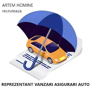 REPREZENTANT VANZARI  ASIGURARI  AUTO  -  job cu lucrul la birou si cu contract de munca 