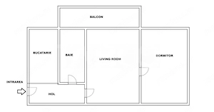 Apartament de vanzare 2 camere balcon Mihai Viteazul etaj 4 - imagine 3