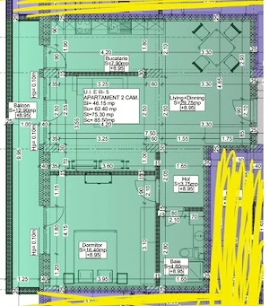 Apartament cu 2 camere în bloc nou, Tomis Nord, in spatele magazinului Dedeman - imagine 9