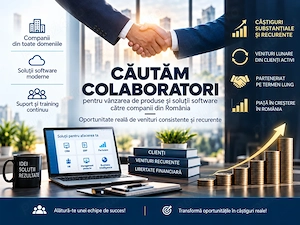 Căutăm colaboratori pentru recomandări la firme locale   câștig substanțial