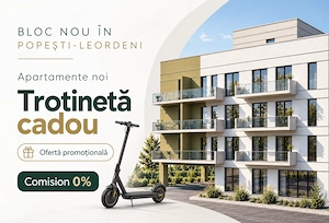Studio | Bloc Boutique P+3E | Comision 0% | Popești Leordeni, Metrou Berceni
