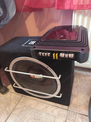 subwoofer + statie amplificare JBL