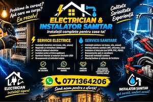 electrician si instalator sanitar 