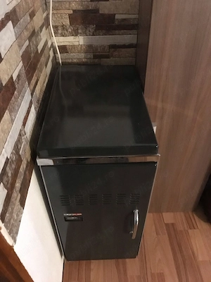 Soba incalzire centralizată,  Alfa-Plam, Central 23, Plită, oțel, negru 23Kw