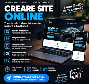 Creare magazin online | Site uri complete 