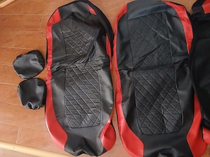 Huse auto din piele ecologica  - imagine 2