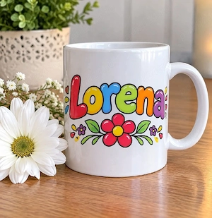 Cana personalizată cu nume(numelese poate schimba)+breloc foto gratuit  