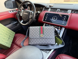 Geantă de piele pentru bărbați Gucci 83693