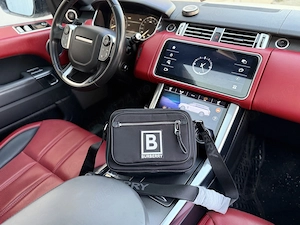 Geantă de piele pentru bărbați Burberry 83695