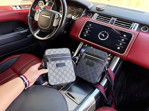 Geantă de piele pentru bărbați Gucci 83721