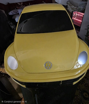 Troler Welly, ABS, model Volkswagen Beetle, Galben
