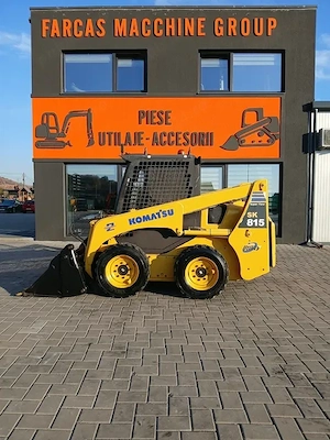 Miniîncărcător Komatsu SK815   3000 kg -Cupa multifunctionala - imagine 2