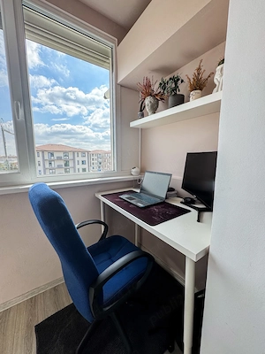 Apartament 2 camere + birou, terasă 10 m  și parcare   Giroc, Aleea cu Plopi    - imagine 5