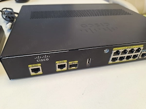 Cisco 892FSP C892FSP-K9 gigabit router 8 port dual wan sfp vpn tested with power adapter