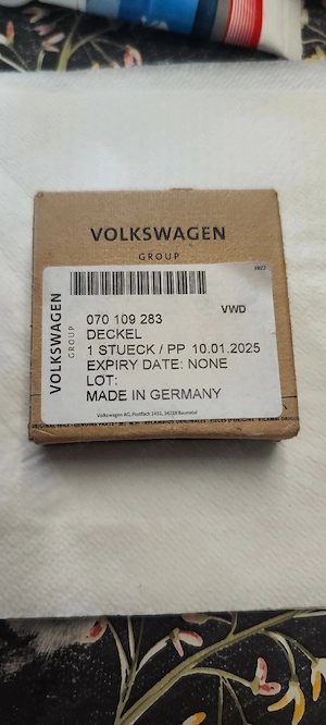 Capac spate ax cu came original VW 2.5 TDI Touareg / Transporter T5 - 070109283 - imagine 2