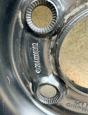 Roata rezerva subtire pe 16" Mercedes - imagine 3