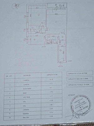 Vanzare Apartament 2 camere, 52 mp, etaj 2/10 – lipit de Parcul Moghioroș - imagine 7