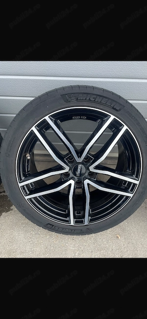  Vând set 4 roți R18 – Jante Dezent + Anvelope Michelin de vară - imagine 2