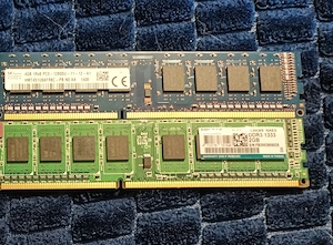 RAM ddr3 PC 1333, 4gb respectiv 2gb