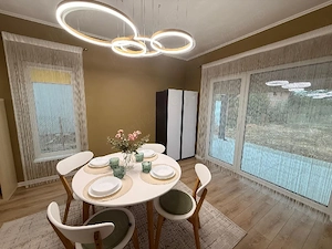 Inchiriez casa noua,3 dormitoare ,2 bai,living,birou si bucatarie open space ,situata in zona spital - imagine 8