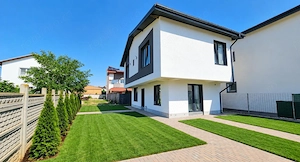 Vila individuala noua, 140 mp, 350 mp teren, Chiajna, acces din strada asfaltata