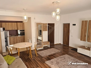 Apartament 1 camera, finisat, mobilat, utilat, complex rezidential  - imagine 7