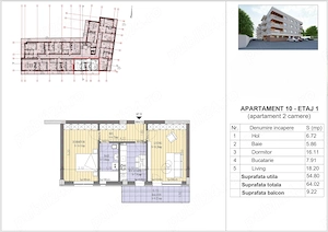 Apartament 2 camere Popești-Leordeni | Bloc nou | 2027 | Comision 0% | Agnes X - imagine 2